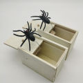 Halloween Simulation Spider Scare Prank Box Creative Pop Out Spider Wooden Scare Box Fun Surprise Joke Prank Trick Toy Kids Gift. 