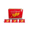 Heart-Shaped Puff Pastry Cookies - 24 Pack | Crispy Sweet Snacks for Tea Time, Gifts, Parties | Baked Treats (Rs. 10 Per Pack). 