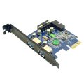An-ker® Uspeed PCI-E to USB 3.0 2 Port Express Card. 