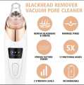 5 in 1 Electric Rechargeable Black Head Remover Machine Acne Oil Vacuum Suction Face Pore Cleaner Facial Beauty Equipment White And Blackhead Removal Multifunction Device With LED Display Nose Sucking Extractor. 