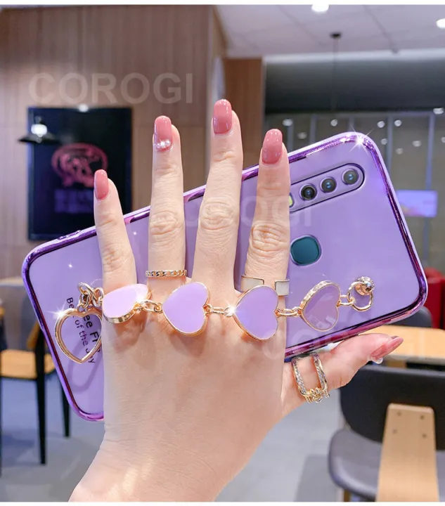For%20Vivo%20Y17%20Back%20Cover%20with%20Love%20Heart%20Chain%20Wrist%20Strap%20Fashion%20Bracelet%20Shiny%20Plating%20Bumper%20Protective%20Case%20Silicone%20Shockproof%20Mobile%20Phone%20Cases%20-%20Image%205