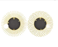 3 PCS Decorative Mirror Set Wall Decor, Sunburst Mirrors for Wall Decor Living Room, Gold Metal Wall Mirrors for Home Décor, Bedroom, Entryway. 