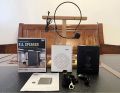 PA Speaker Digital Wireless Voice Amplifier with Wireless Headband Microphone, FM Radio, USB & TF Card Support. 