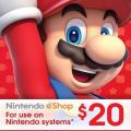 NINTENDO ESHOP GIFT CARD $20 (USA). 