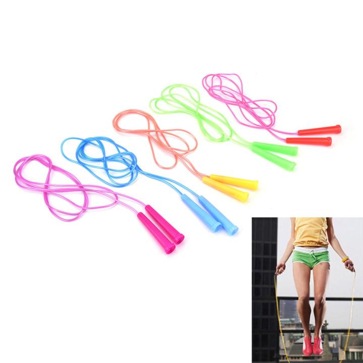 2.4m Speed Wire Skipping Adjustable Jump Rope Fitness Sport Exercise ...