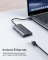 MAVINEX USB C Hub 9 in 1 4K HDMI USB C Docking Station, 100W Power Delivery, 5Gbps USB-C Data Port, 3 USB 3.0 Ports, MicroSD/TF, 1Gbps Ethernet Adapter for MacBook, Déll XPS, More Type C Devices. 