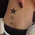 2 sheet Waterproof Temporary Tattoo Sticker Star new design tattoo stickers fake tattoo for kid man woman and girl. 