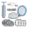 Mason Jar Vacuum Sealer Vacuum Sealing Kits for Regular-Mouth and Wide-Mouth Mason Jars. 