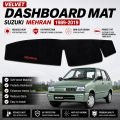 Suzuki Mehran Sun Protection Velvet Dashboard Mat | Anti-Glare Dash Cover | Custom Fit Interior Dashboard Carpet. 