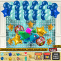 Pokemon Foil Balloon Theme Collection, Party Supplies, Ivysaur Charmander Squirtle Eevee Pikachu Decorative Balloons Birthday Party Baby Shower & Announcement, Wall Background & Photo Backdrop Decoration Baloon, Air & Helium Ballon, Chrome Baloons. 