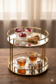 2 Layer Tray, Cosmetic Storage,Rotating Makeup Organizer and the use of  for makeup organizers 1 pcs. 