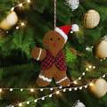 Christmas Gingerbread Man Ornament for Christmas Tree for Party Decor Sturdy. 