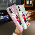 chenyyka For Realme C35 Case Plating Side Edge Square New Design Phone Cases Pattern Silicone Casing Full Back Cover Fashion Tide Skate Boy Camera Protection Shockproof Softcase. 