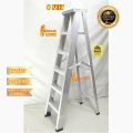6 Step Aluminium Ladder Height 6 Feet  And Folding Platform Big Steps Light Weight Non Slip  Steps  For Aluminum Construction. 