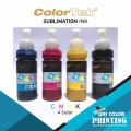 Sublimation Ink 4 Color for  All Epson Desktop Inkjet Printers. 