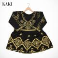 Summer Soft Cotton Balochi Design Baby Girl Frock Dress- 2Pc. 
