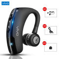 100% Quality+COD VIVO V9 earphones Handsfree Business Bluetooth Headphone With Mic Wireless Bluetooth Headset For Drive Noise Reduction. 