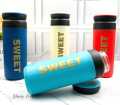 Sweet glass tumblr 520ML with beautiful plastic cottage ruff and tuff Bottle. 