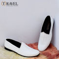 Travel Collection - Nagra shoes - Arabic khussa for men - White Color. 