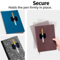 Self-Adhesive Pen Holders, Pen Holder for Notebook, and Pencil Elastic Sleeves Designed Specifically 4 Packs Orange. 