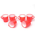 3pcs Plastic Tea Cup -Random Colors Best Quality Products- Unbreakable 6 pcs. 