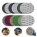 60Pcs 5-Inch Sanding Disc Sets, Hook&Loop 5-Inch 8-Hole Combination (800/1000/1500/2000/3000/5000) Sandpaper. 