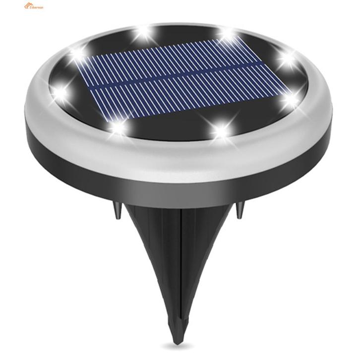 Ethereon Solar Light Super Bright Solar Powered Outdoor Light for Patio Yar alkway Waterproof Led Lamp with Light Sensor Landscape Lighting Outdoor Garden Lamp