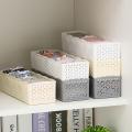 【BestGO】5 Grids Wardrobe Storage Box Basket Sock Storage Box Underwear Organizer Bra Underwear Storage Box Plastic Container Organizer. 
