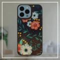 Iphone Cover Floral Design 4 (Aluminium Sheet Case). 