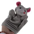Grey Mouse Hand Puppet Finger Puppets. 