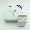 i13 Tws Airpods -Earbuds Bluetooth 5.0 For Android iphone With noise cancellation circuit. 