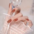 Gaoy Goya Nail Polish Gel Little Red Bottle 2023 Internet Celebrity Nude Nail Art Ice Translucent Nail Jelly Glue Set. 