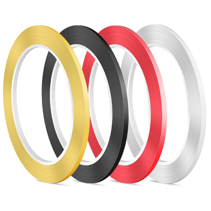 4 Rolls Dry Erase Board Tape Lines, 1/8in X 216ft Thin Whiteboard Tape, Self Adhesive Chart Line Tape for Whiteboards