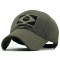 Men Baseball Cap, Embroidered Brazil Flag Tactical Caps , Outdoor Sports Casual Fishing Travel Hats. 