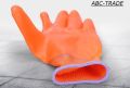 Orange Nitrile automotive mechanic tiger grip diamond grip fish scale Heavy Duty. 