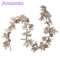 Autumn Leaf Garland Maple Cane Realistic Leaf Vine for Autumn Home Decor Fall Fake Vines. 