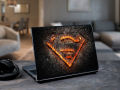 Superman Logo/ Super man fire logo wallpaper  Laptop Skin Vinyl Sticker Decal, 13 13.3 14 15 15.4 15.6 inch Laptop Skin Sticker Cover Art Decal Protector Fits All Laptops. 