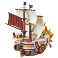 Poppies Muoe One Piece Ship Figure Luffy Model Toy Peripheral Super Cute Mini Boat Zoro Assembled Model One Piece Ship Kid Birthday Gift. 