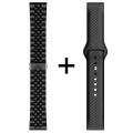 SVESTON PRESTIGE CHAIN SMARTWATCH WITH FREE SILICON STRAP  - AMOLED Display, Bluetooth Smartwatch with 1 year warranty for Android & iOS - Heart Rate Sleep Monitoring, Water Resistant Sports Fitness Tracker, AOD. 