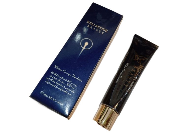 Bellacode Beauty Buildable Medium to full Coverage all day wear foundation 40ml