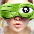 Soft Plush Sleeping Mask 3d Sad Frog Eye Sleep Mask. 
