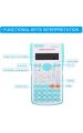 Digital scientific calculator 240 function scientifics mathematics calculator. 