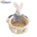 Rabbit Storage Organizer Reusable Cute Navy Bear Bunny Sundries Organizer. 