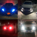 1PCS T10 LED W5W LED WY5W 168 501 2825 COB LED Car License Plate Light Wedge Parking Light Side Door Bulb Instrument Lamp Auto. 