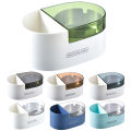 Wall-mounted Ashtray Windproof Removable with Lid Waterproof Bathroom Ash Storage Box for Toilet. 