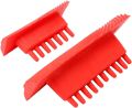 2pcs Large & Small Wood Graining Tool DIY Wall Floor Painting Effects Wood Grain Rubber for Home Decoration Hand Tools. 