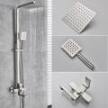 Bathroom Shower set Faucet Wall Mounted Stainless Steel 8 inch Rainfall Shower Head With Hand Shower Bathtub Spout Shower Mixer Set. 