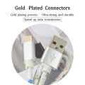 VOXLINK USB Cable 8Pin Fast Charging Mobile Phone Cables PU Leather Data Sync USB Charger Cable for iPhone X xr xs USB Cables. 