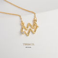 TBK Aquarius - Minimal Zodiac Sign Choker Necklace Fashion Accessories Hypoallergenic 1098n-1. 
