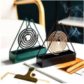 Mosquito Coil Holder, Iron Mosquito Coil Stand Triangle. 